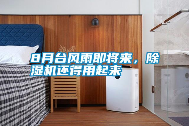 8月臺風(fēng)雨即將來，除濕機還得用起來