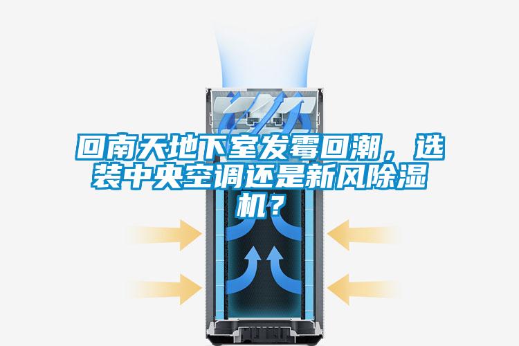 回南天地下室發(fā)霉回潮，選裝中央空調(diào)還是新風(fēng)除濕機(jī)？