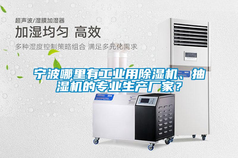 寧波哪里有工業用除濕機、抽濕機的專業生產廠家？