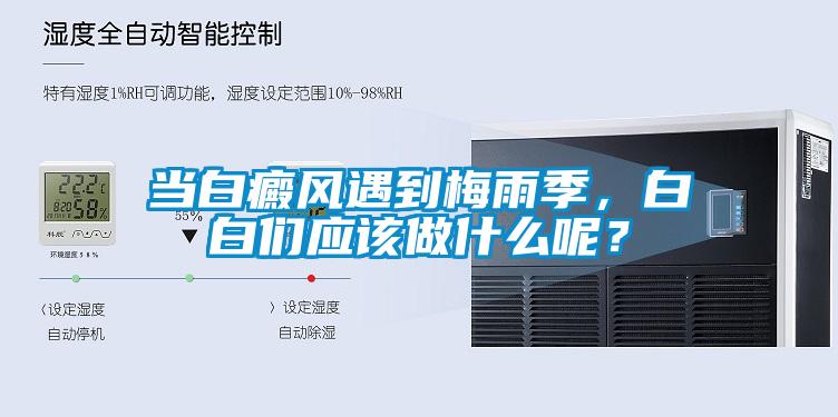 當白癜風遇到梅雨季，白白們應該做什么呢？