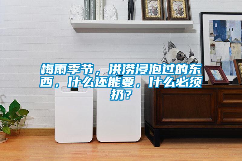 梅雨季節，洪澇浸泡過的東西，什么還能要，什么必須扔？