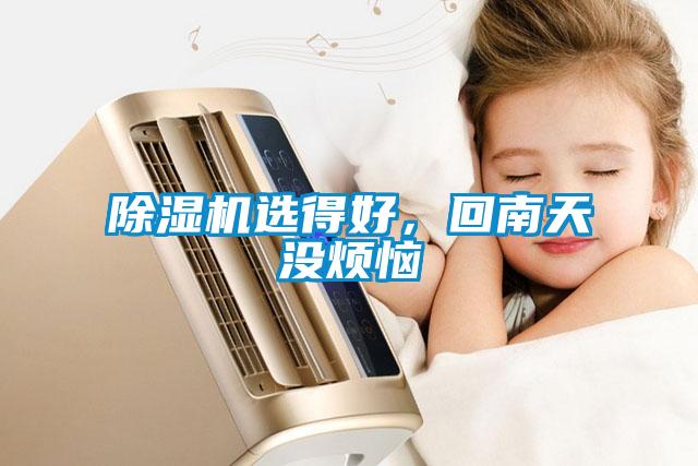 除濕機選得好，回南天沒煩惱