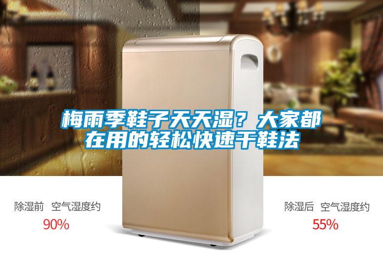 梅雨季鞋子天天濕？大家都在用的輕松快速干鞋法