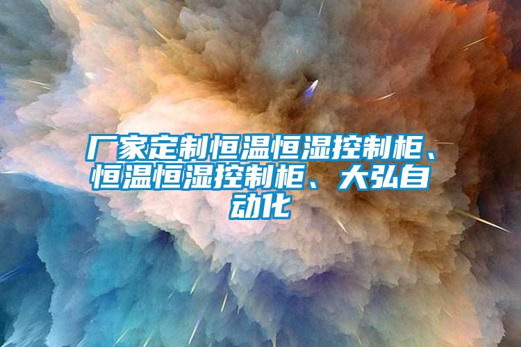 廠家定制恒溫恒濕控制柜、恒溫恒濕控制柜、大弘自動(dòng)化