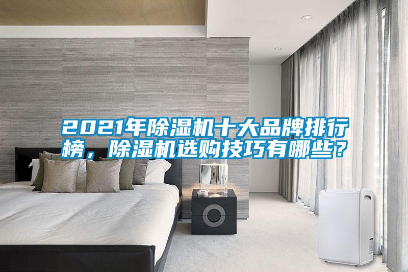2021年除濕機十大品牌排行榜，除濕機選購技巧有哪些？