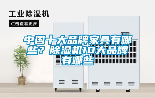 中國十大品牌家具有哪些？除濕機10大品牌有哪些