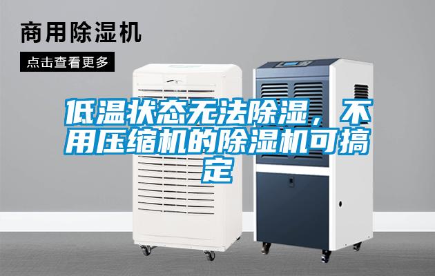 低溫狀態(tài)無法除濕，不用壓縮機的除濕機可搞定