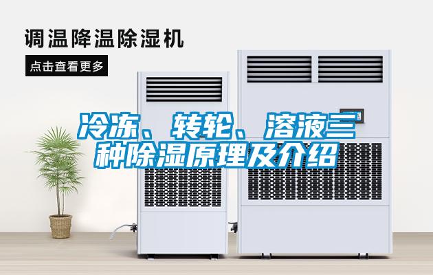 冷凍、轉(zhuǎn)輪、溶液三種除濕原理及介紹