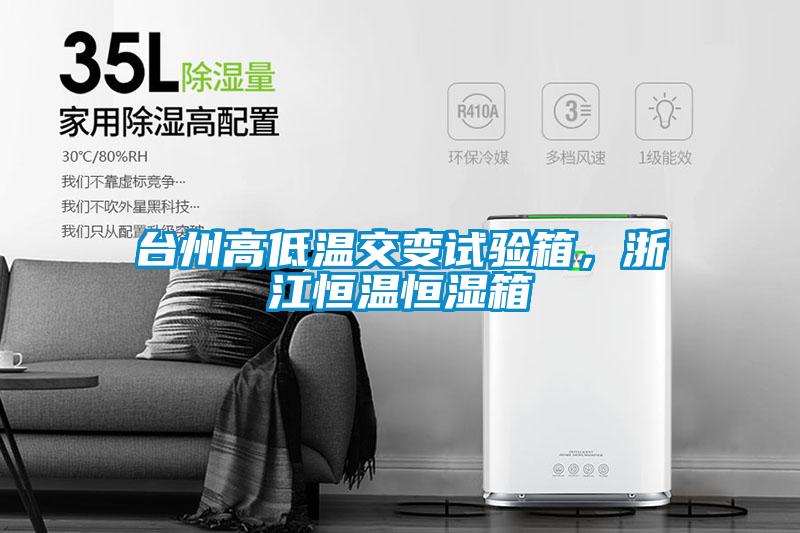 臺州高低溫交變試驗箱，浙江恒溫恒濕箱
