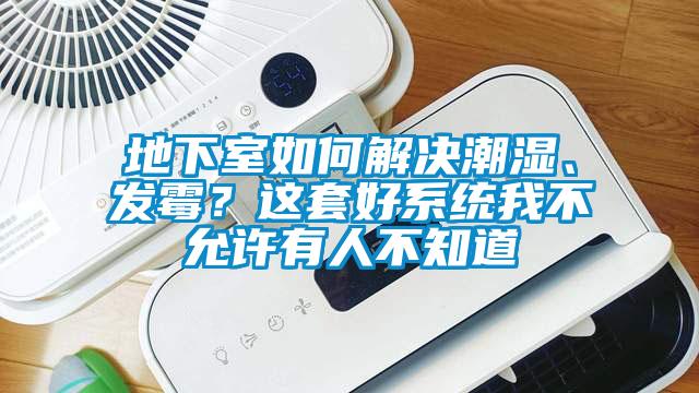 地下室如何解決潮濕、發霉？這套好系統我不允許有人不知道