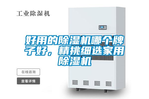 好用的除濕機哪個牌子好，精挑細選家用除濕機