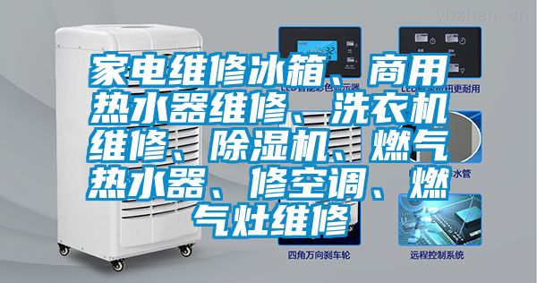 家電維修冰箱、商用熱水器維修、洗衣機維修、除濕機、燃氣熱水器、修空調、燃氣灶維修