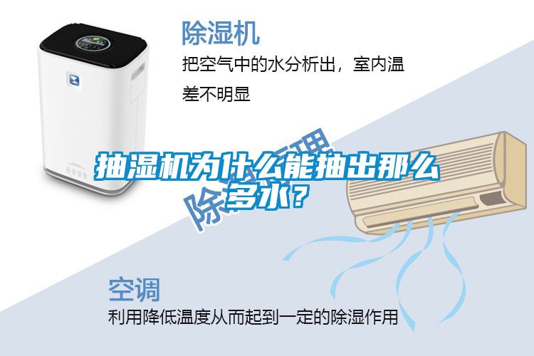 抽濕機為什么能抽出那么多水？