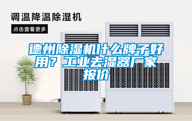 德州除濕機什么牌子好用？工業去濕器廠家報價
