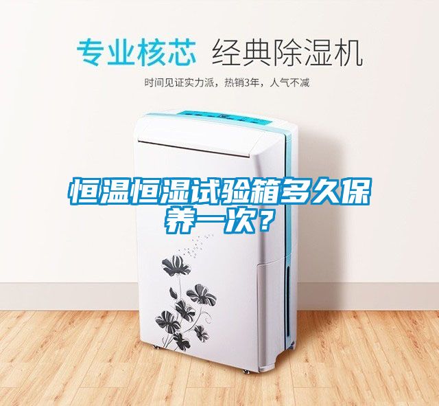 恒溫恒濕試驗箱多久保養一次？
