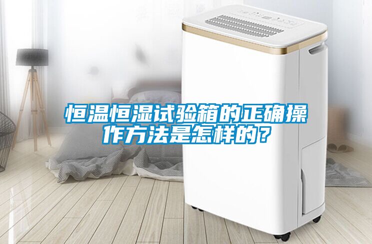 恒溫恒濕試驗(yàn)箱的正確操作方法是怎樣的？