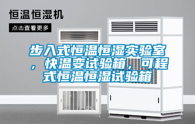 步入式恒溫恒濕實(shí)驗(yàn)室，快溫變?cè)囼?yàn)箱，可程式恒溫恒濕試驗(yàn)箱