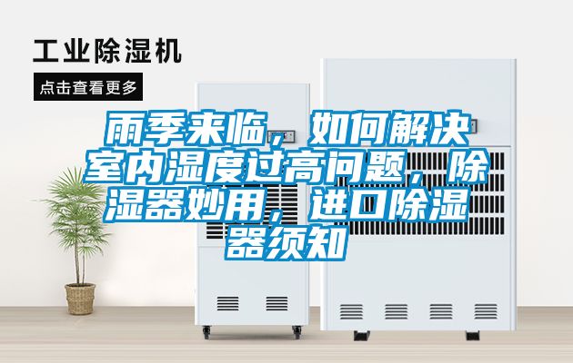 雨季來臨，如何解決室內濕度過高問題，除濕器妙用，進口除濕器須知