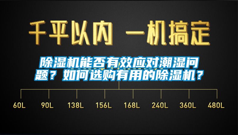 除濕機能否有效應對潮濕問題？如何選購有用的除濕機？