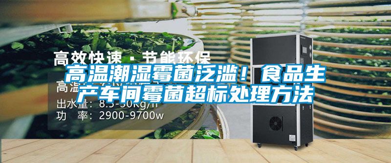 高溫潮濕霉菌泛濫！食品生產車間霉菌超標處理方法